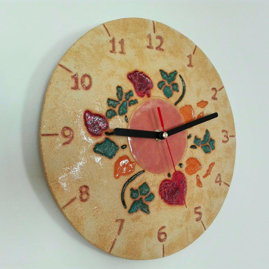 zegar kwiaty prezent dla rodziców