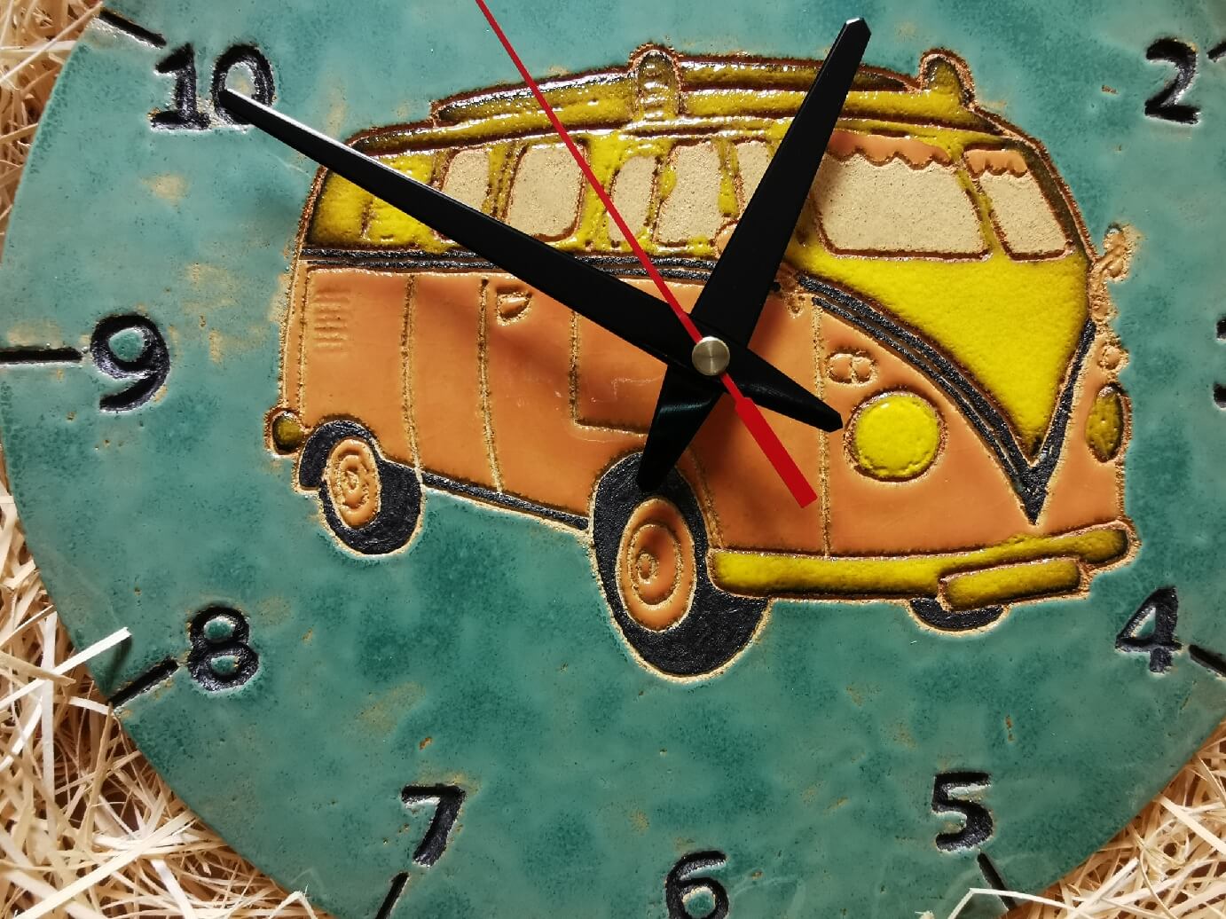 Zegar Kamper Volkswagen Ogórek