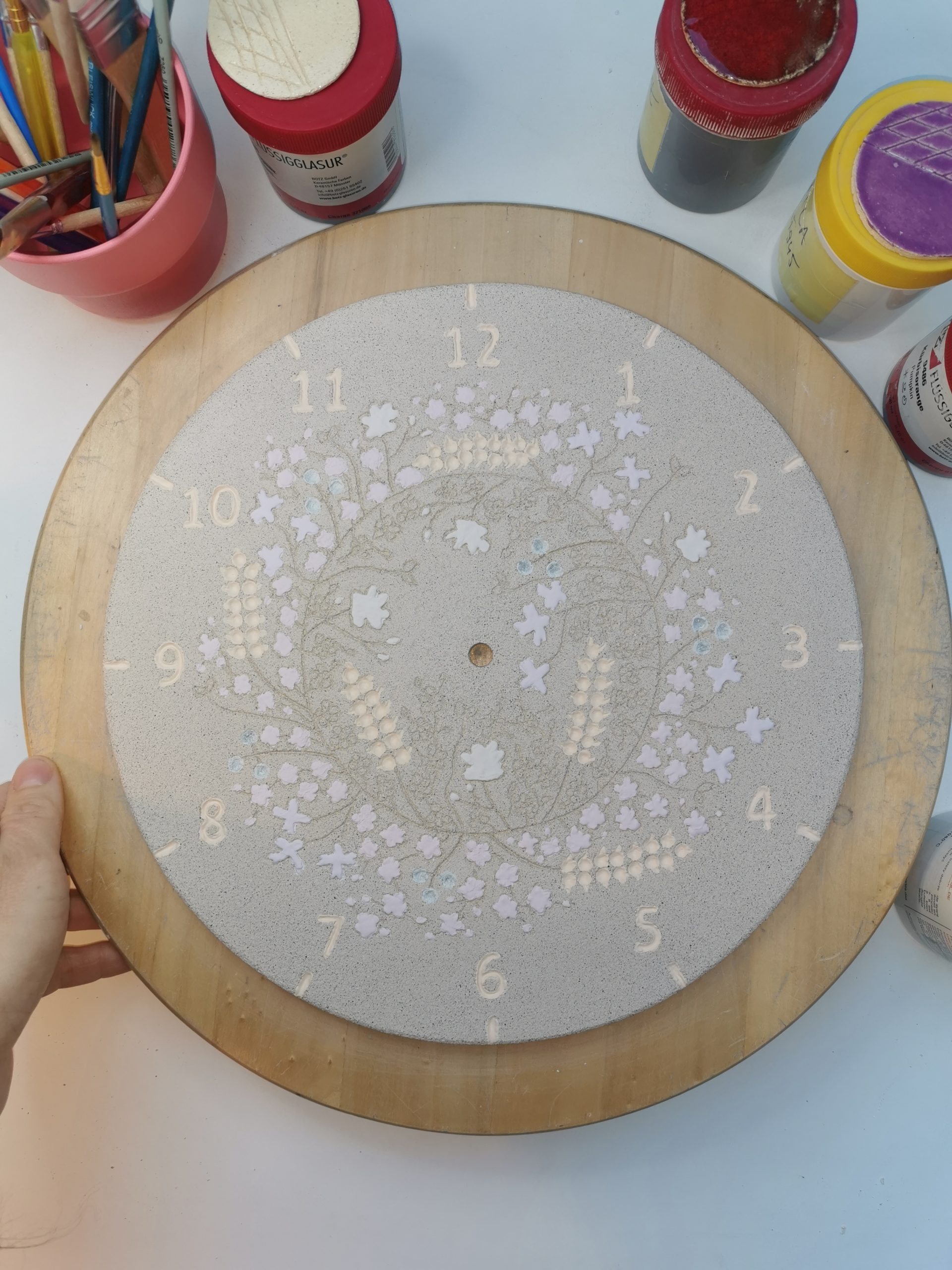 eweolo szkliwienie zegara