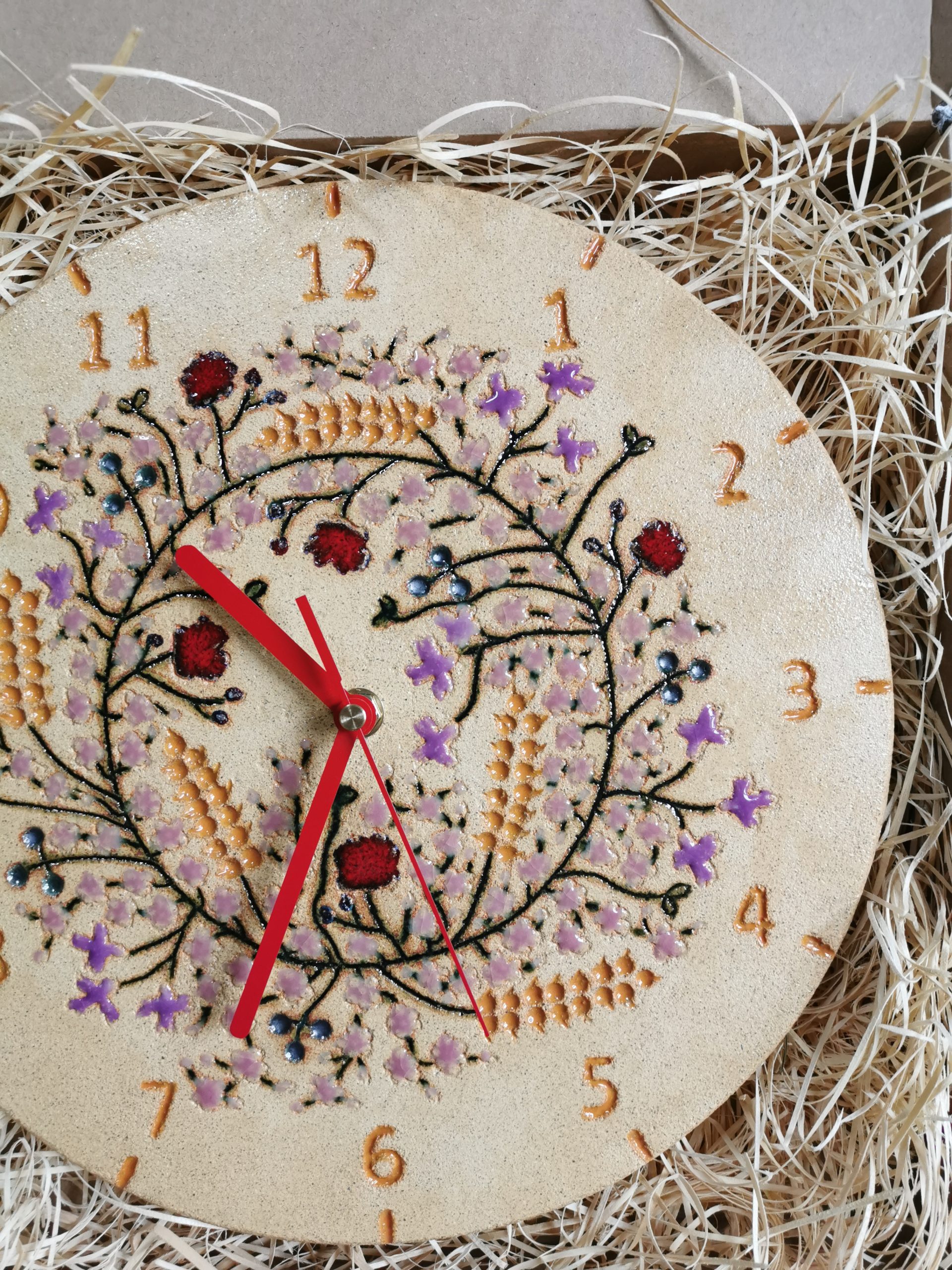 scienny zegar kwietny