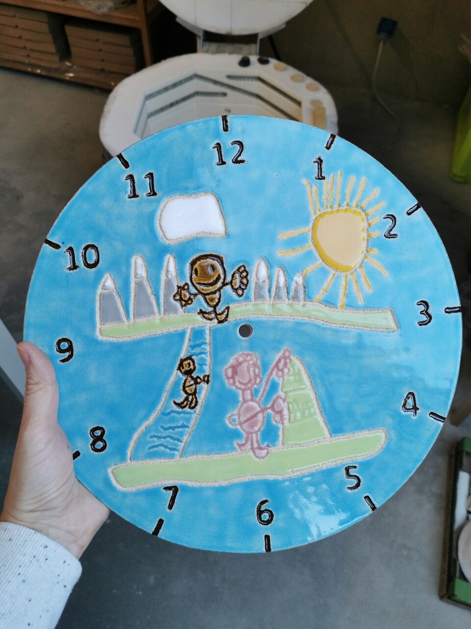 zegar ceramiczny Władka wakacje