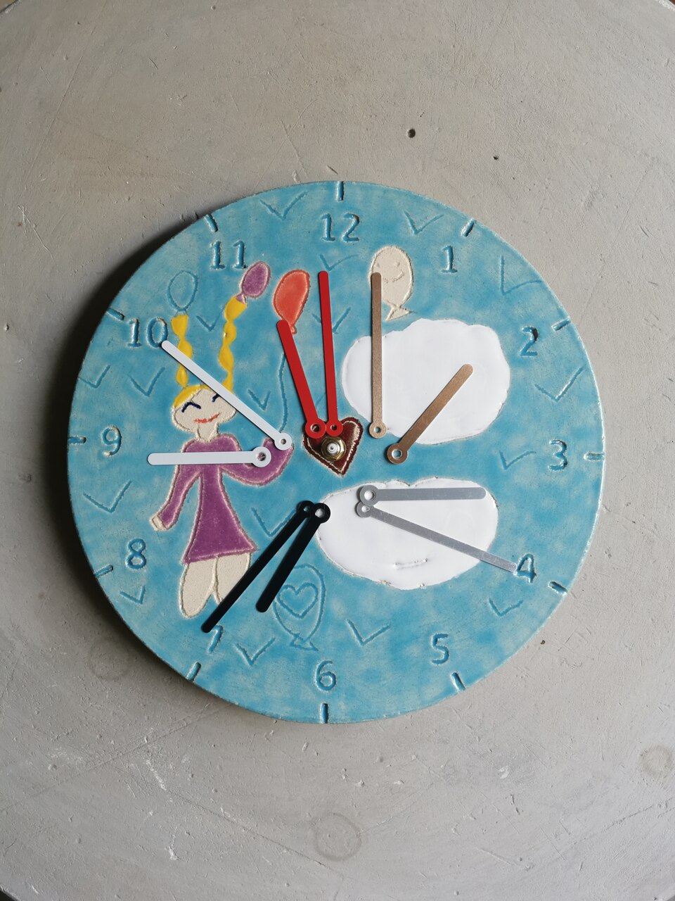 wybór wskazówek zegara ceramicznego na zamówienie - pracowania eweolo