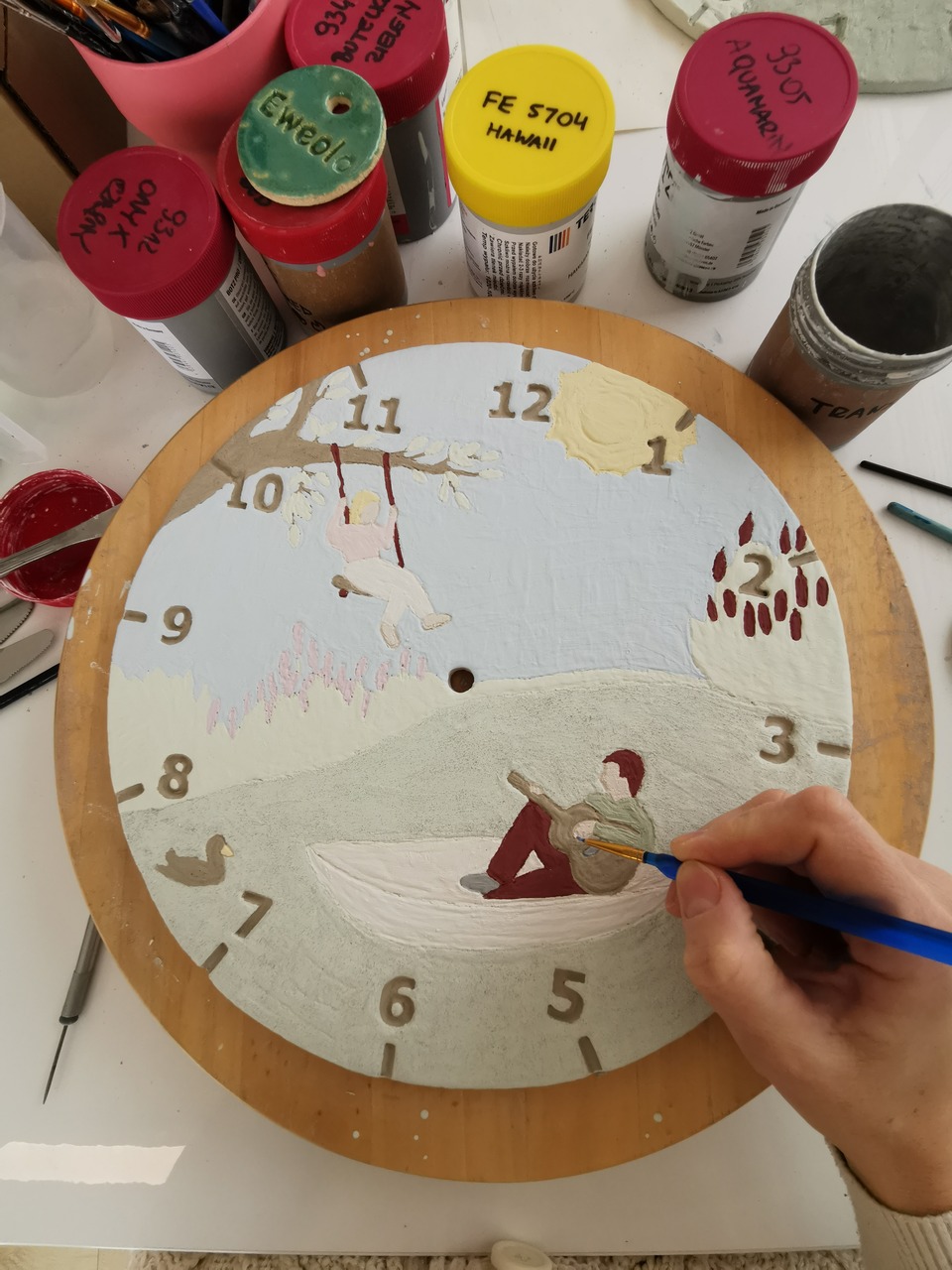 Malowanie prezentu dla rodziców na rocznice ślubu