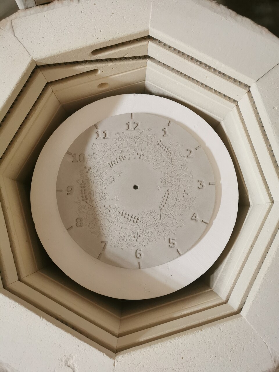 tarcza w piecu ceramicznym